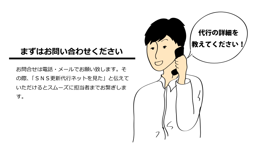 代行の詳細を教えてください！